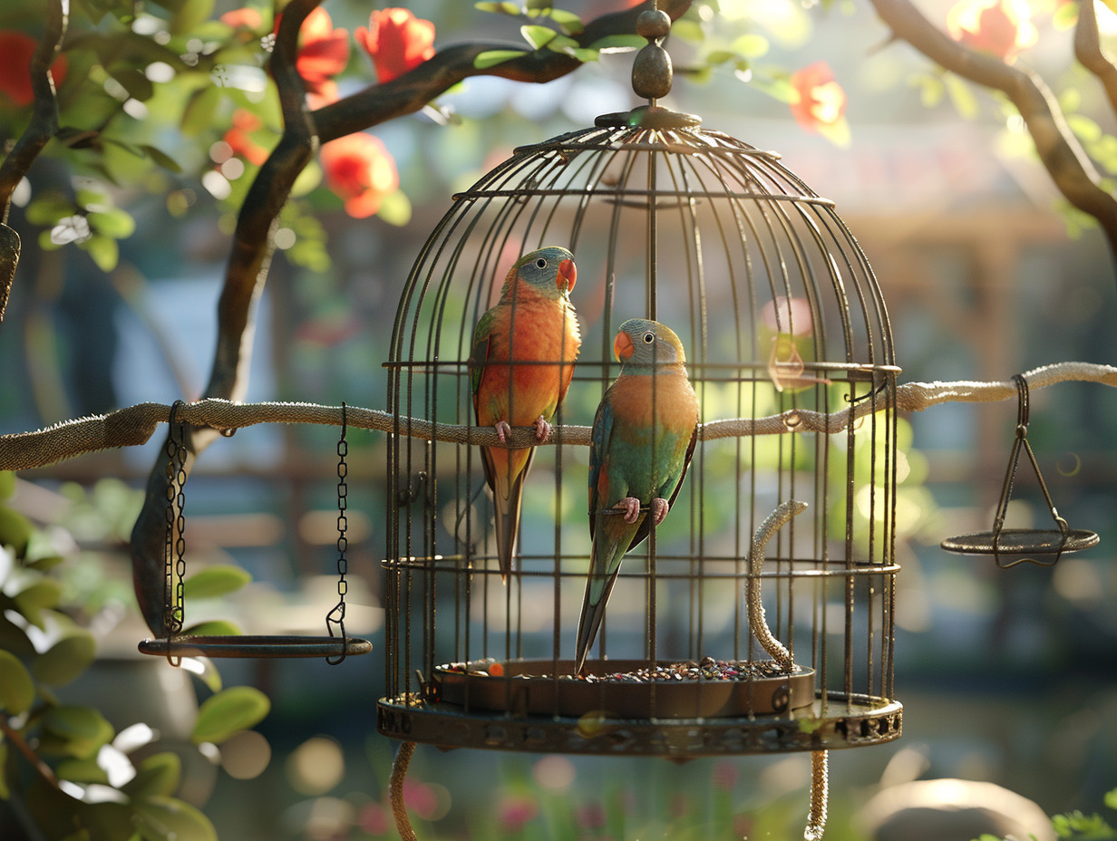 cage oiseaux