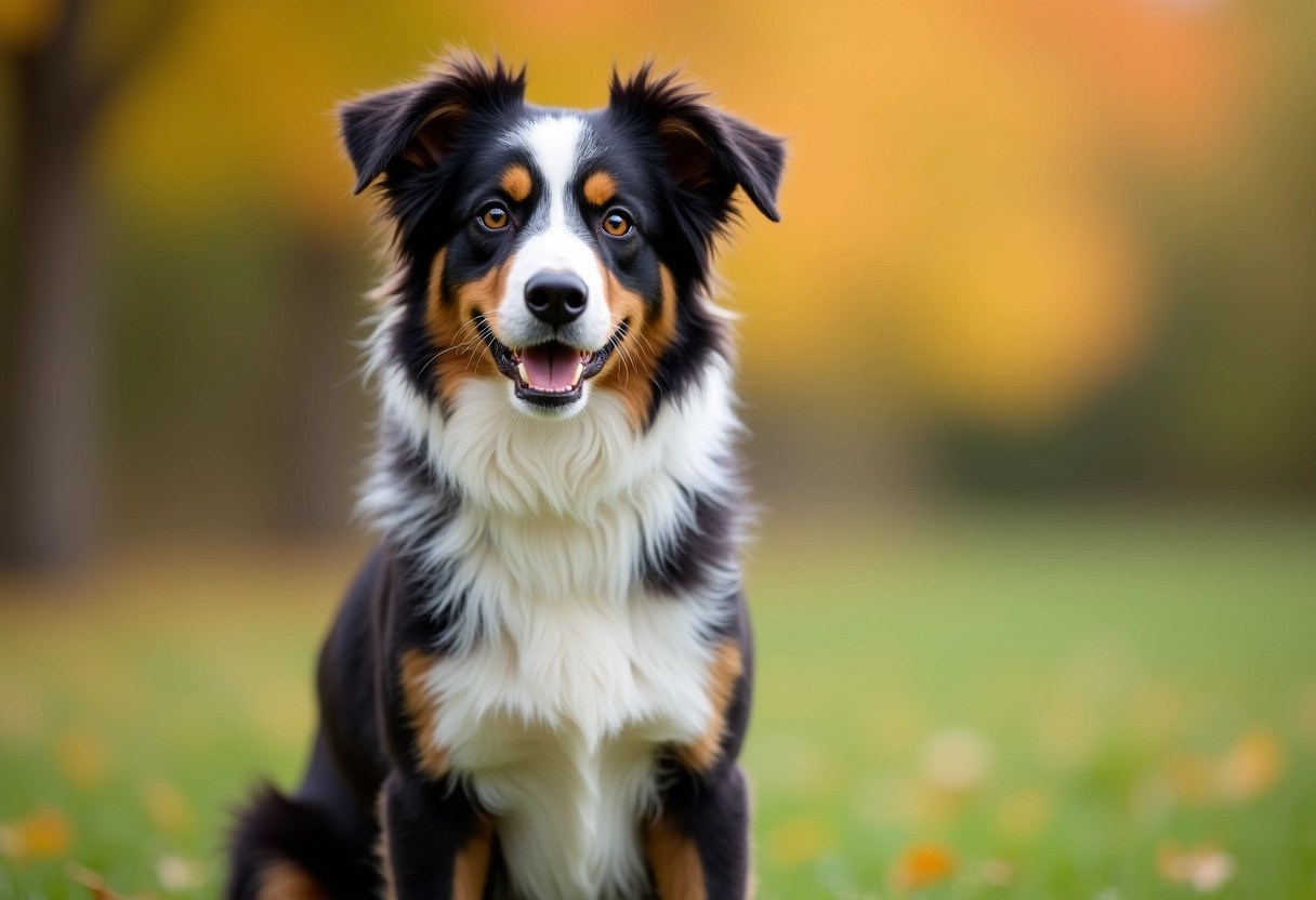 berger australien croisé border collie