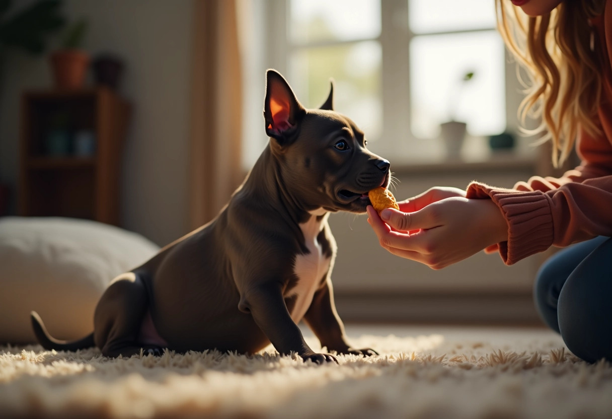 chien staffy