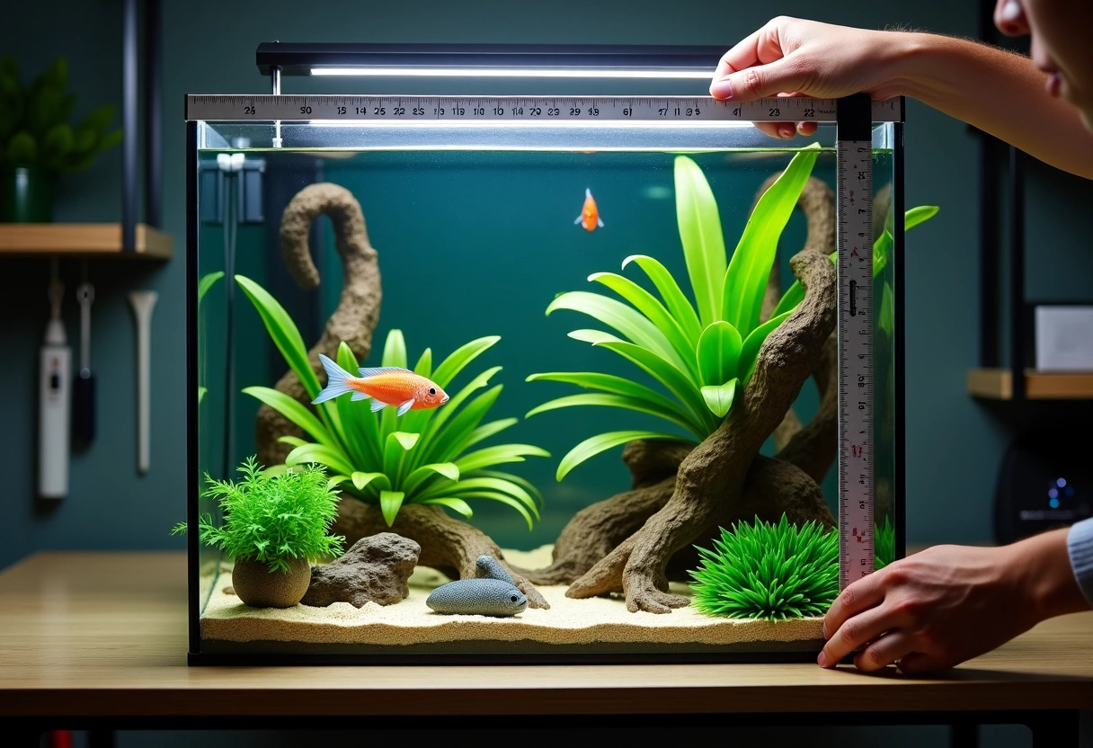 calculer litre aquarium