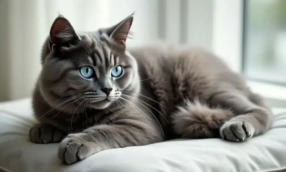 Les mystérieux chats gris aux yeux bleus et leur charme singulier