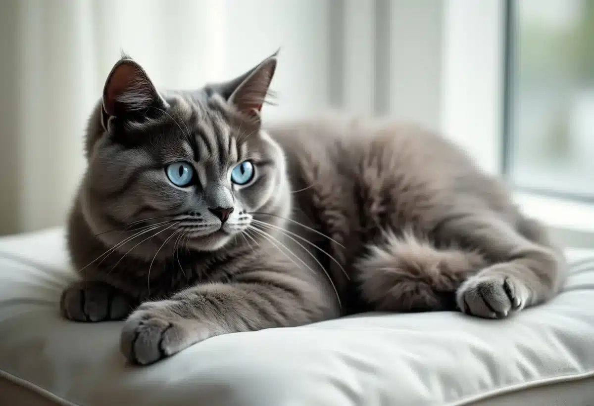 Les mystérieux chats gris aux yeux bleus et leur charme singulier